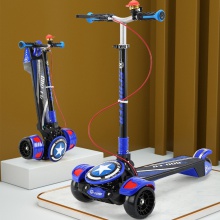 新款大号儿童滑板车大童滑板车三四轮成人踏板车可折叠