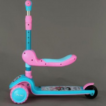 儿童滑板车小孩滑滑车可坐可骑滑三合一宝宝溜溜车2-3-6-8-12岁