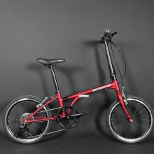20寸7速变速器自行车 便携可折叠自行车 成人学生骑行自行车