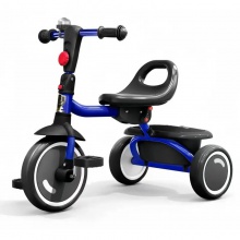 新款儿童玩具婴儿三轮车带铃彩色儿童三轮车1-6岁婴儿三轮车带折叠