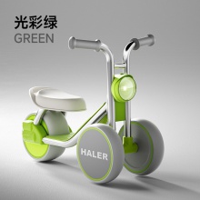 儿童平衡车滑行车新款车三轮车防侧翻灯光溜溜车1-3岁滑步车