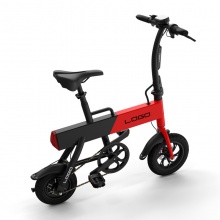 全铝车架锂电滑板车折叠锂电自行车两轮车代步车P12+自行车
