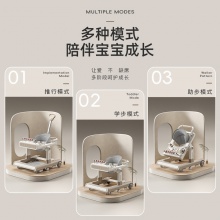 学步车2024新款多种功能防o型腿0-1岁婴儿手推学行车防侧翻可折叠