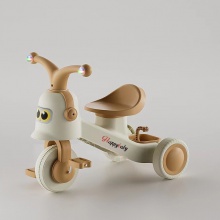 儿童三轮车可推可骑小孩脚踏车宝宝童车1-6岁带音乐滑行车玩具车