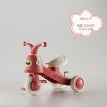 儿童三轮车可推可骑小孩脚踏车宝宝童车1-6岁带音乐滑行车玩具车