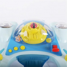 学步儿童彩色高品质塑料婴儿学步车带音乐带蓬学步车