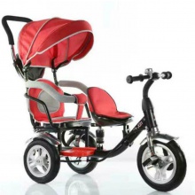 新款儿童三轮车脚踏车小孩单车厂家直供儿童双人三轮车