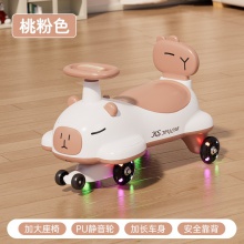新款儿童挖机扭扭车1-3-6岁防侧翻男女宝宝大人可坐妞妞溜溜车