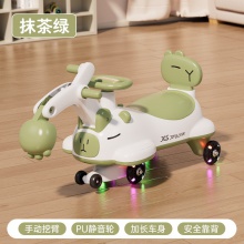 新款儿童挖机扭扭车1-3-6岁防侧翻男女宝宝大人可坐妞妞溜溜车