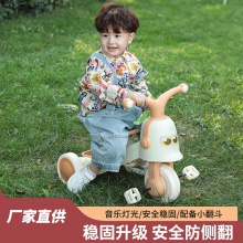儿童三轮车可推可骑小孩脚踏车宝宝童车1-6岁带音乐滑行车玩具车