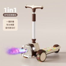 儿童滑板车三合一1-3-6岁男女宝宝滑行车可坐可滑行滑行车滑滑车