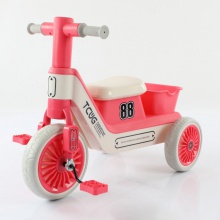 儿童三轮车2-6岁宝宝三轮童车脚踏车防侧翻带斗儿童自行车