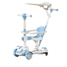 儿童滑板车1-2-3-6岁8男女小孩宝宝六合一婴儿推车溜溜车