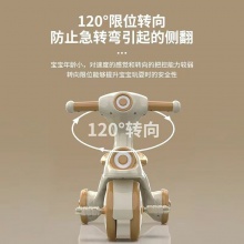 儿童三轮车1-3岁宝宝可骑脚踏车多种功能三轮车手推车平衡车防侧翻