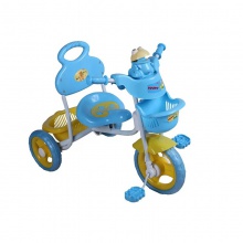 卡通风格彩色儿童自行车塑料儿童婴儿三轮车单座三轮车