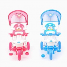 婴儿三轮车3轮带篷三轮车婴儿车旅行卡通三轮自行车