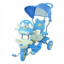 婴儿三轮车3轮带篷三轮车婴儿车旅行卡通三轮自行车