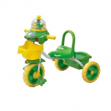 新设计可爱玩具儿童三轮车塑料材料骑行汽车玩具单座三轮车