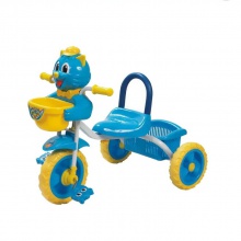 新设计可爱玩具儿童三轮车塑料材料骑行汽车玩具单座三轮车