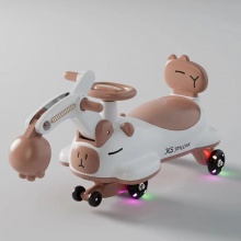 新款儿童挖机扭扭车1-3-6岁防侧翻男女宝宝大人可坐妞妞溜溜车