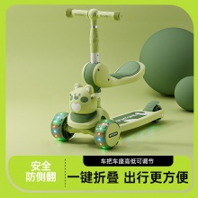 儿童滑板车1到3到6-12岁女孩新款宝宝可坐骑三合一溜溜滑滑车