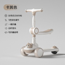 儿童滑板车1-3-6-12岁宝宝三合一音乐灯光滑滑车滑板车儿童