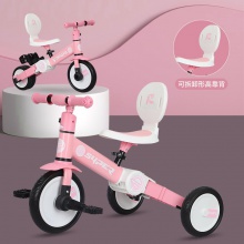 儿童三合一多种功能三轮车可变平衡车遛娃宝宝手推把车