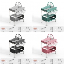 尿布台婴儿护理台便携式多种功能可折叠可洗浴宝宝床上换尿布抚触台