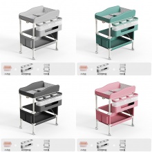 尿布台婴儿护理台便携式多种功能可折叠可洗浴宝宝床上换尿布抚触台