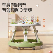 工厂直供婴幼儿学步车宝宝多种功能防侧翻带音乐可折叠宝宝助步车