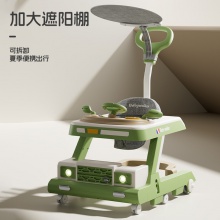 儿童宝宝学步车助步车防侧翻餐盘多种功能手推车防o型腿音乐遮阳棚