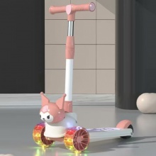 儿童滑板车溜溜滑行车多种功能折叠带护栏男女孩万向轮滑板车