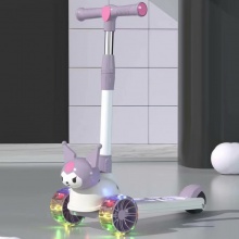 儿童滑板车溜溜滑行车多种功能折叠带护栏男女孩万向轮滑板车