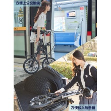 14寸一秒钟折叠自行车14寸成人折叠自行车脚踏自行车