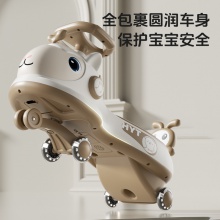 静音闪光轮滑行大人可坐男女孩溜溜车儿童扭扭车防侧翻万向轮