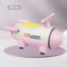 飞机溜溜车2岁儿童男女卡通宝宝玩具静音轮防侧翻滑行车益智