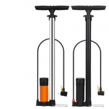 打气筒自行车家用通用公路车新型高压汽车篮球气管充气泵带气压表