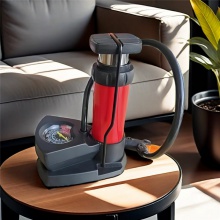 高压脚踩打气筒自行车汽车摩托车电动车多种功能便携式三轮车充气泵