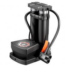 现货供应脚踩打气筒家用通用新型高压充气泵电动电瓶篮球便携气管