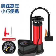 现货供应脚踩打气筒家用通用新型高压充气泵电动电瓶篮球便携气管