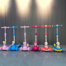 2025年工厂新款2-5岁宝宝儿童户外骑行滑行卡通滑板车滑滑车