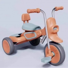 新款时尚儿童三轮车1-6岁儿童三轮车音乐灯光折叠三轮车