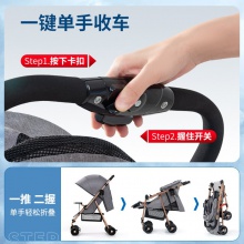 双向婴儿推车可坐可躺折叠轻便手推车高景观0-3岁婴儿车