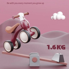 新款儿童平衡车无脚踏1-3岁宝宝学步四轮玩具溜溜车礼物礼品
