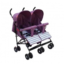 新款儿童双人六轮双胞胎手推车双人宝宝脚踏车婴儿轻便童车