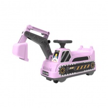 新款单包装儿童挖土机工程车1-3岁滑行车玩具仿真玩具可坐人男孩