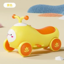 新款小蜜蜂滑行车1-6岁宝宝溜溜车扭扭车加厚材质音乐灯光玩具车