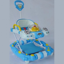 婴儿学步车防O型腿可折叠多种功能宝宝助步车防侧翻手推车