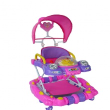 婴儿学步车防O型腿可折叠多种功能宝宝助步车防侧翻手推车