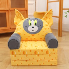 新款卡通儿童沙发毛绒玩具大号折叠宝宝防磕沙发玩偶儿童生日礼品